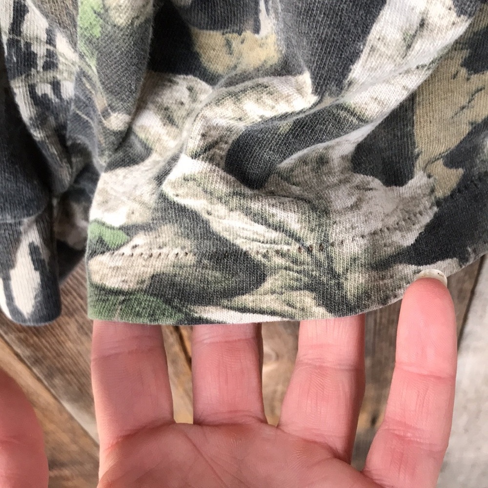 VTG Remington Single Stitch Mossy Oak Camo Long Sleeve T-Shirt, 2X - Picture 4 of 8